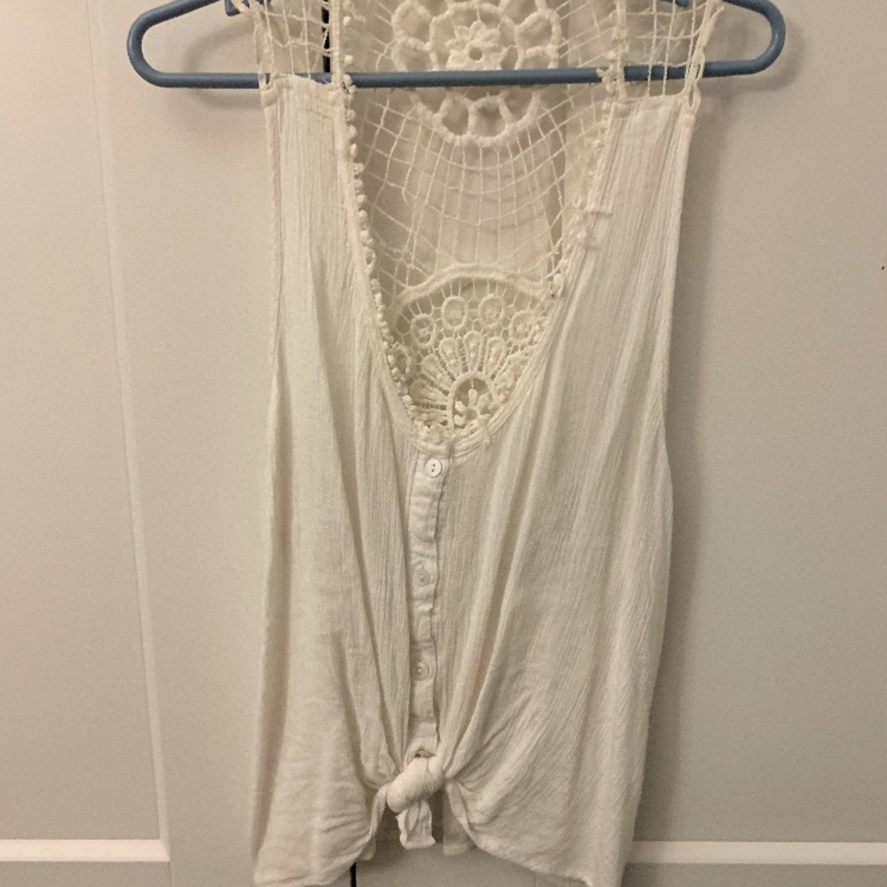 White tank top